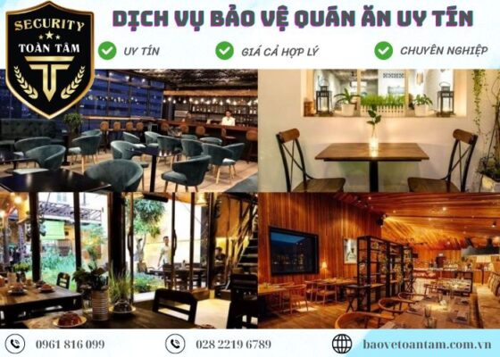 Dịch vụ bảo vệ quán ăn Ku casino chuyên nghiệp uy tín 24/24